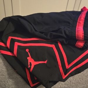 Jordan Men Dri-FIT Sport Diamond Shorts (black / hyper pink / hyper pink)